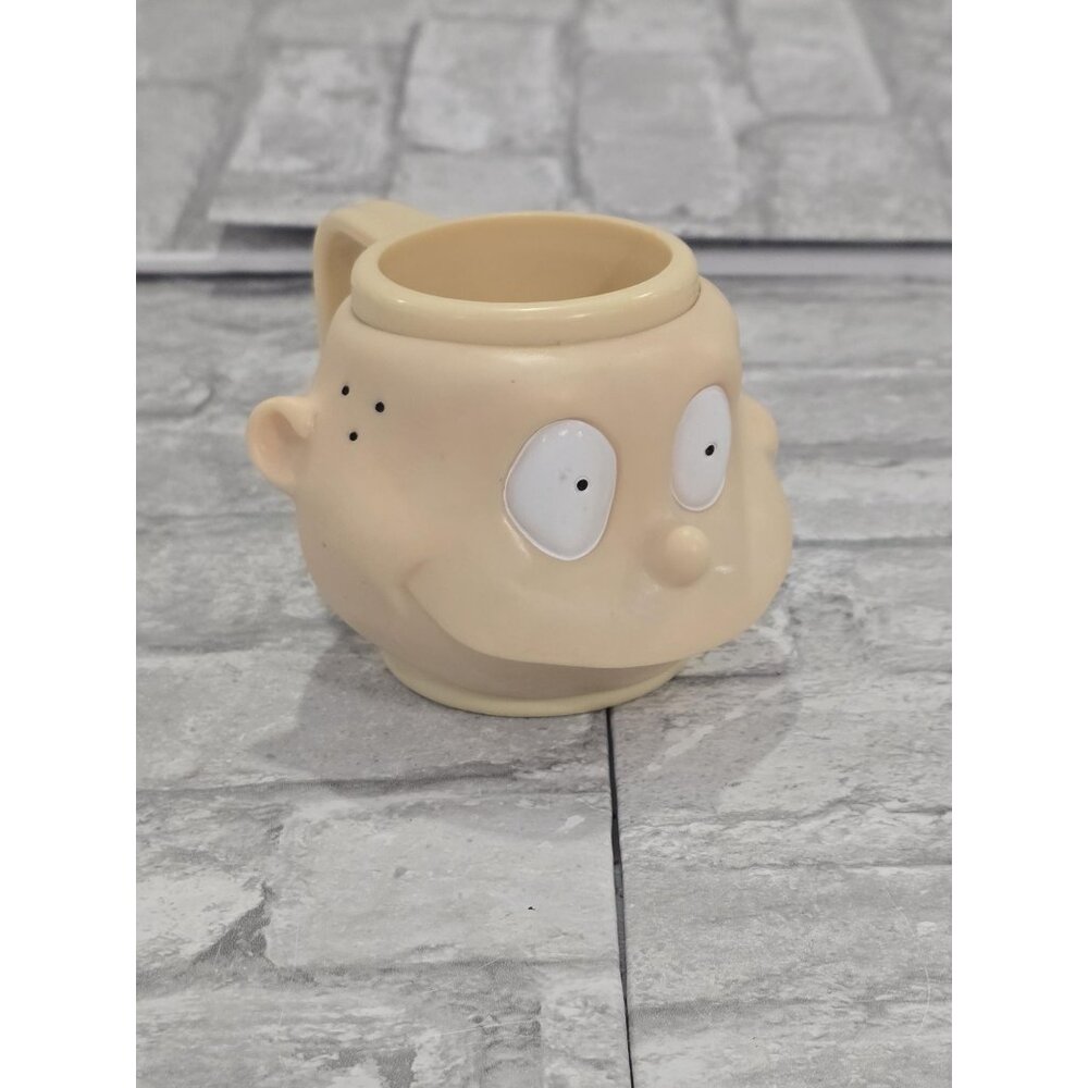 Rugrats Tommy Pickles Kids Cup Mug‎ 3D Face Viacom Vintage 1997